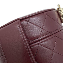 Load image into Gallery viewer, CHANEL Matelasse Small Vanity Chain Shoulder Bag BurgundyAP1573 Lambskin