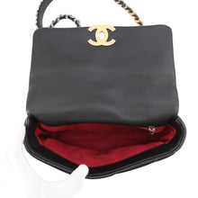 Load image into Gallery viewer, CHANEL CHANEL19 CC Logo ChainShoulder BlackAS1160 Shiny Lambskin