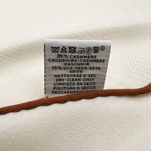 将图像加载到图库查看器中,HERMES Losange New Livelis IvoireH942494S 10 Cashmere85% Silk15%