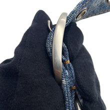 Load image into Gallery viewer, BALENCIAGA Le Cagoule Shoulder Bag Blue671309 Cotton Size XS