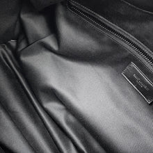 Load image into Gallery viewer, SAINT LAURENT PARIS Wide Logo Puffer Boston Bag Black797640 Leather