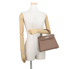 Load image into Gallery viewer, HERMES Kelly Retourne Etoupe Togo Leather Size 25