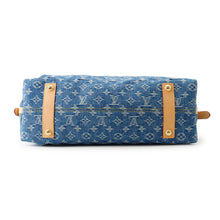 将图像加载到图库查看器中,LOUIS VUITTON Carryall NM BlueM46855 Monogram Denim Size MM