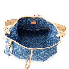 将图像加载到图库查看器中,LOUIS VUITTON Carryall NM BlueM46855 Monogram Denim Size MM