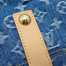 将图像加载到图库查看器中,LOUIS VUITTON Carryall NM BlueM46855 Monogram Denim Size MM