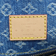 将图像加载到图库查看器中,LOUIS VUITTON Carryall NM BlueM46855 Monogram Denim Size MM