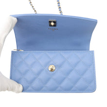 Load image into Gallery viewer, CHANEL Matelasse ChainShoulder Bag BlueAP4402 Caviar Leather