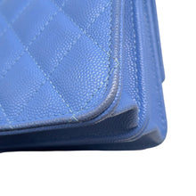 Load image into Gallery viewer, CHANEL Matelasse ChainShoulder Bag BlueAP4402 Caviar Leather