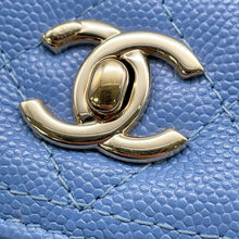 Load image into Gallery viewer, CHANEL Matelasse ChainShoulder Bag BlueAP4402 Caviar Leather
