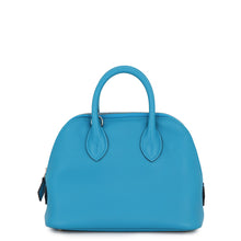 将图像加载到图库查看器中,HERMES Bolide 1923 Blue Zanzibar Evercolor Size Mini