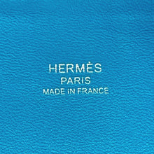 将图像加载到图库查看器中,HERMES Bolide 1923 Blue Zanzibar Evercolor Size Mini