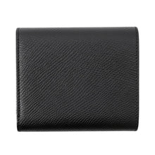 Load image into Gallery viewer, CELINE Trifold Compact Wallet Black10B573BEL Leather