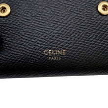 Load image into Gallery viewer, CELINE Trifold Compact Wallet Black10B573BEL Leather