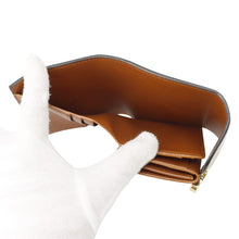 Load image into Gallery viewer, CELINE Triomphe Small Flap Wallet Brown10D783DPV Leather