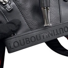 Load image into Gallery viewer, Christian Louboutin Explorer Funk Studded Backpack Black/Red3215038 Calf Leather Size Small