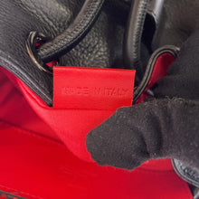 Load image into Gallery viewer, Christian Louboutin Explorer Funk Studded Backpack Black/Red3215038 Calf Leather Size Small