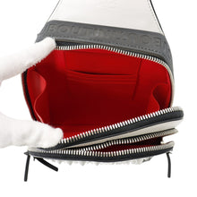 Load image into Gallery viewer, Christian Louboutin Ruby Funk Body Bag Crossbody Bag White/Black1245140 Calf Leather