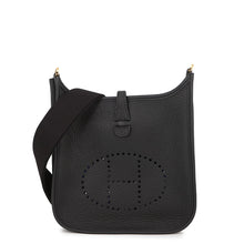 Load image into Gallery viewer, HERMES Evelyne 3 Black Taurillon Clemence Size 23