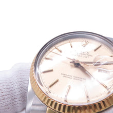 Load image into Gallery viewer, ROLEX Datejust W36mm Stainless Steel K18YG Champagne Dial16013