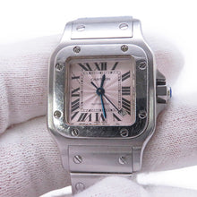 Load image into Gallery viewer, CARTIER Santos Galve SM Asia Limited Edition H35mm×W24mm Stainless Steel Pink DialW20062D6
