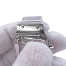 Load image into Gallery viewer, CARTIER Santos Galve SM Asia Limited Edition H35mm×W24mm Stainless Steel Pink DialW20062D6