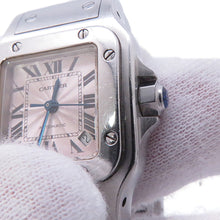 Load image into Gallery viewer, CARTIER Santos Galve SM Asia Limited Edition H35mm×W24mm Stainless Steel Pink DialW20062D6