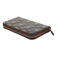 Load image into Gallery viewer, Berluti Itauba Toile Marbouf Long Zip Wallet Dark Brown Venice Calf Leather