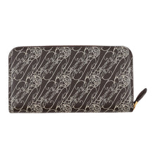 Load image into Gallery viewer, Berluti Itauba Toile Marbouf Long Zip Wallet Dark Brown Venice Calf Leather