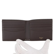 Load image into Gallery viewer, Berluti Macole Toile Marbouf Flap Compact Wallet Dark Brown Venice Calf Leather