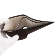 Load image into Gallery viewer, Berluti Macole Toile Marbouf Flap Compact Wallet Dark Brown Venice Calf Leather