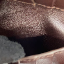 Load image into Gallery viewer, Berluti Macole Toile Marbouf Flap Compact Wallet Dark Brown Venice Calf Leather