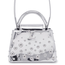 Load image into Gallery viewer, LOUIS VUITTON LVxYK Capucines Metal Dot SilverM21634 Leather Size BB