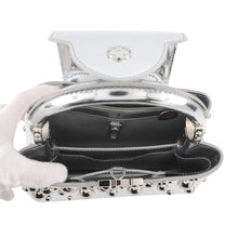 Load image into Gallery viewer, LOUIS VUITTON LVxYK Capucines Metal Dot SilverM21634 Leather Size BB
