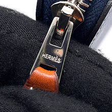 Load image into Gallery viewer, HERMES Azap Compact Silkin Coin purse Blue de Prusse Epsom