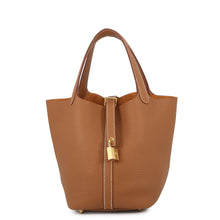 Load image into Gallery viewer, HERMES Picotin Lock Gold Taurillon Clemence Size PM