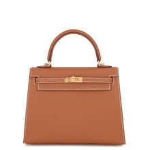 Load image into Gallery viewer, HERMES Kelly Sellier Gold Epsom Size 25