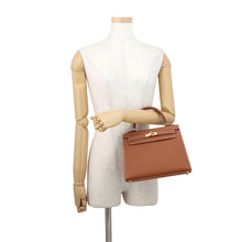 Load image into Gallery viewer, HERMES Kelly Sellier Gold Epsom Size 25