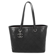 将图像加载到图库查看器中,CHANEL On the Road Wild Stitch Tote Bag BlackA92211 Soft Caviar Leather