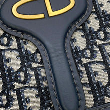 Load image into Gallery viewer, Dior Oblique Jacquard Fold-Over Clutch Beige/NavyM8604CTZQ_M928 Canvas Leather
