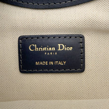 Load image into Gallery viewer, Dior Oblique Jacquard Fold-Over Clutch Beige/NavyM8604CTZQ_M928 Canvas Leather