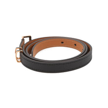 将图像加载到图库查看器中,HERMES Pop H Belt Size 85 Black/Gold Epsom