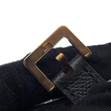 将图像加载到图库查看器中,HERMES Pop H Belt Size 85 Black/Gold Epsom