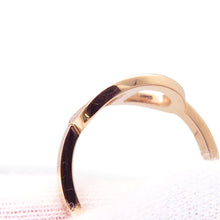 将图像加载到图库查看器中,HERMES Chaine d'Ancre Contour Ring Size 55/#15H122605B 18K Pink Gold