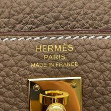 Load image into Gallery viewer, HERMES Kelly Retourne Etoupe Togo Leather Size 25