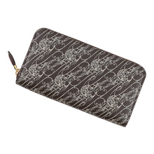 Load image into Gallery viewer, Berluti Itauba Toile Marbouf Long Zip Wallet Dark Brown Toile Malbeuf Canvas/Leather