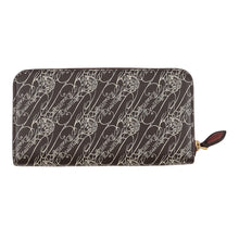 Load image into Gallery viewer, Berluti Itauba Toile Marbouf Long Zip Wallet Dark Brown Toile Malbeuf Canvas/Leather