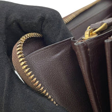Load image into Gallery viewer, Berluti Itauba Toile Marbouf Long Zip Wallet Dark Brown Toile Malbeuf Canvas/Leather