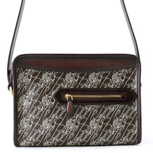 Load image into Gallery viewer, Berluti Journalie Toile Marbouf Messenger Bag Dark Brown Leather