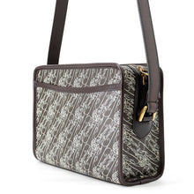 Load image into Gallery viewer, Berluti Journalie Toile Marbouf Messenger Bag Dark Brown Leather