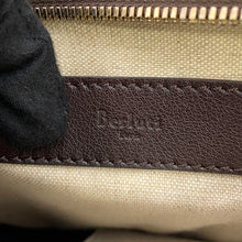 Load image into Gallery viewer, Berluti Journalie Toile Marbouf Messenger Bag Dark Brown Leather